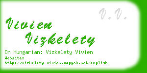 vivien vizkelety business card